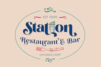 do logo for restaurant, catering, coffee shop, and food