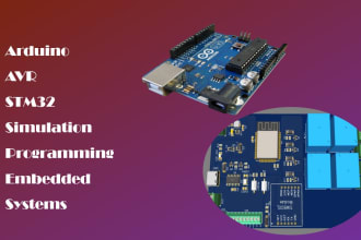 arduino programming, avr programming, stm32 programming and simulation