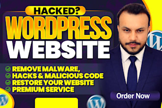 do wordpress malware removal and recover hacked website