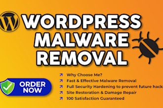 remove wordpress malware, fix redirects, and secure your site