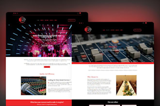 do party rental website, 360 photobooth website, equipment rental with booking