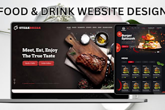 design profitable food and drink website coffee website chocolate shopify store