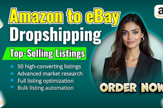 expert ebay virtual assistant for ebay dropshipping, walmart va,sourcing and SEO