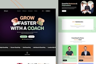 design life coaching website therapy website business consulting website