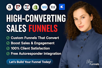 design sales funnel that skyrocket on clickfunnels, systeme io, kajabi, kartra