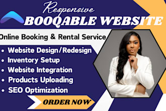 booqable website setup, booqable rental website design, online booking