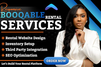booqable website setup, booqable rental website design, online booking