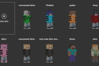 make you a minecraft skin
