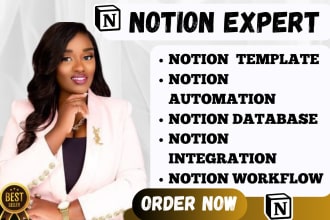 design notion template database notion virtual assistant notion expert
