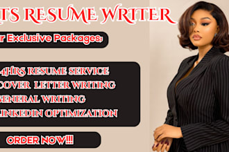 write ats resume, federal, executive, cover letter, linkedin, banking resume, cv