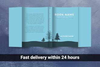 do book cover and book layout design as you want