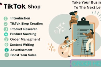 be your tiktok shop virtual assistant, tiktok shop