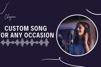 create a custom message song for any occasion
