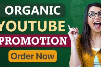 do organic youtube video promotion