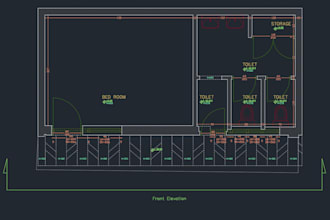 make professional autocad drafting clean, precise blueprints delivered