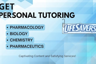 assist in pharmacology, biology, chemistry and pharmaceutics