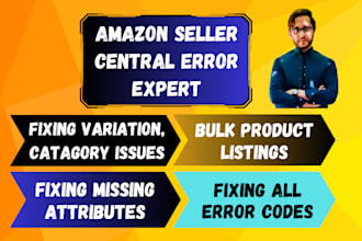 be your virtual assistant seller central error code expert amazon va