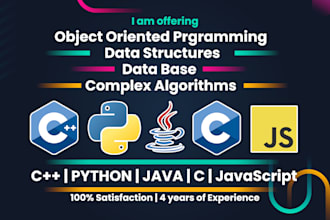 do oop data structures database java cpp python and algorithm programming tasks