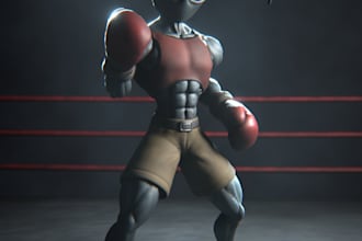 model and sculpt 3d characters