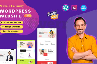 design, redesign, build, rebuild, clone, edit, fix or revamp wordpress website
