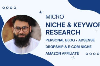 do low competitive and easy to rank micro niche research