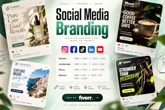 design social media posts and ads