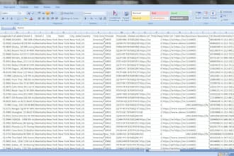 scrape google map data