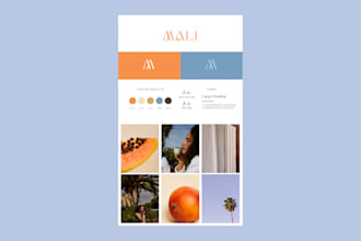 create your brand identity and instagram visual system
