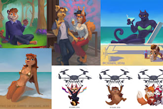 draw furry artwork for you