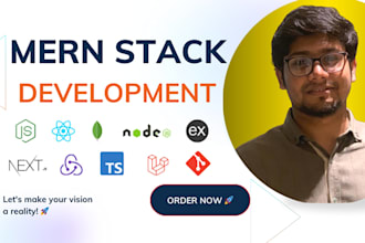 develop mern stack web app as a mern stack developer, full stack developer