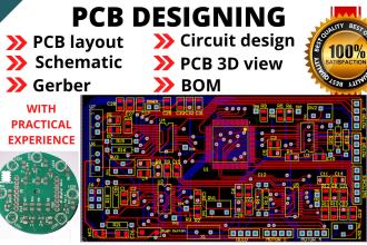 do pcb designing and schematic on altium designer