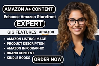 design a compelling amazon a plus content, enhanced your amazon storefront