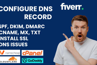 connect your website with cloudflare and fix email, SSL, dns issues