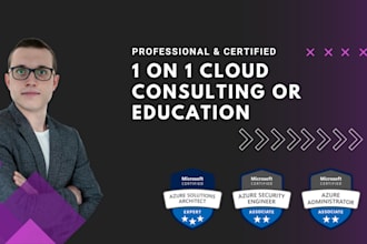 give you 1 on 1 consulting or education in azure