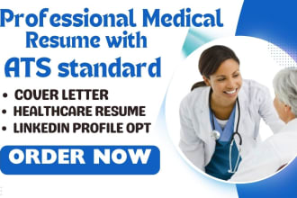 rewrite your medical nursing healthcare doctor resume cover letter linkedin
