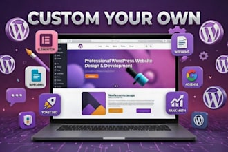 create custom responsive wordpress site