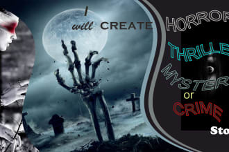 ghostwrite scary horror thriller mystery or crime story