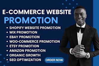 promote and advertise your ebay, esty, shopify and amazon to drive sales