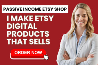 design etsy digital planner for etsy shop, etsy digital product shop, etsy seo