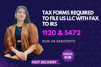 prepare tax return 1120 5472 and 1040