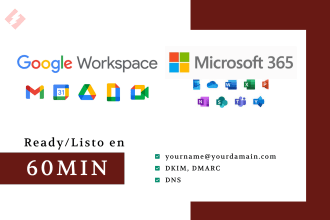 setup your google workspace, microsoft 365