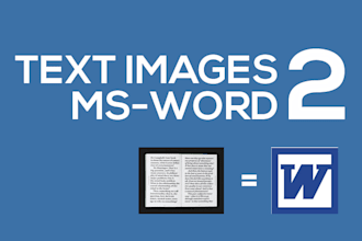 transcribe scanned doc, pdf, audio to word
