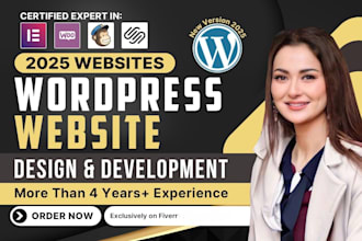 design clean and responsive wordpress website
