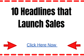write 10 sales letter headlines that ring the register