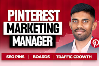 be your pinterest marketing manager and SEO expert