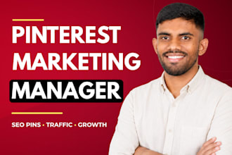 be your pinterest marketing manager and SEO expert