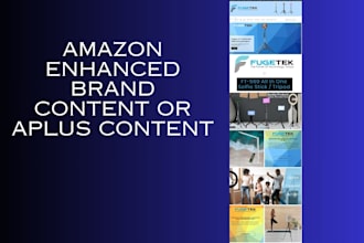 design amazon aplus content and enhanced brand content for you