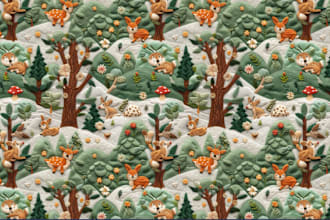 create an seamless pattern design for your etsy store brand