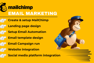 do email marketing mailchimp automation, design email template
