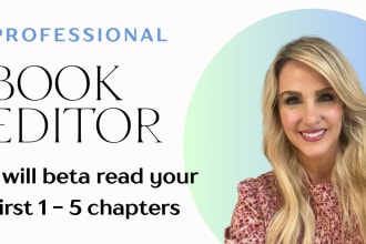 beta read your partial manuscript